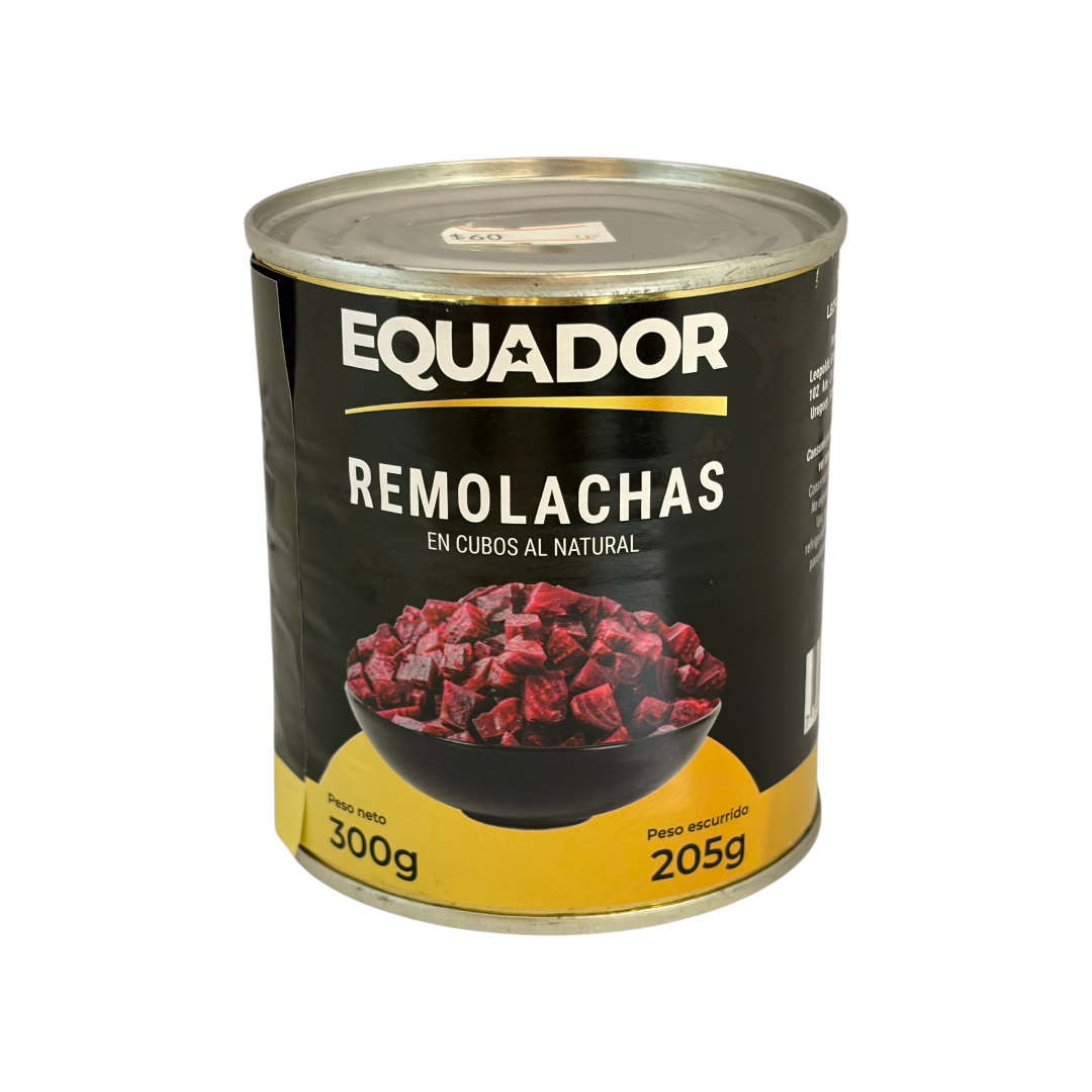 Remolacha en cubos al natural EQUADOR 205 gr