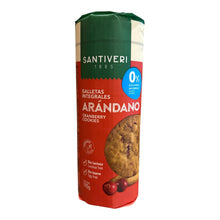 Cargar imagen en el visor de la galería, Galletas integrales de arándano sin azúcar SANTIVERI 190 gr.