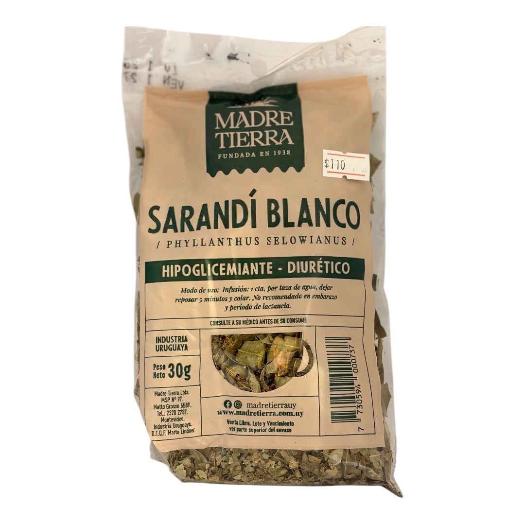 Sarandí Blanco MADRE TIERRA 30gr