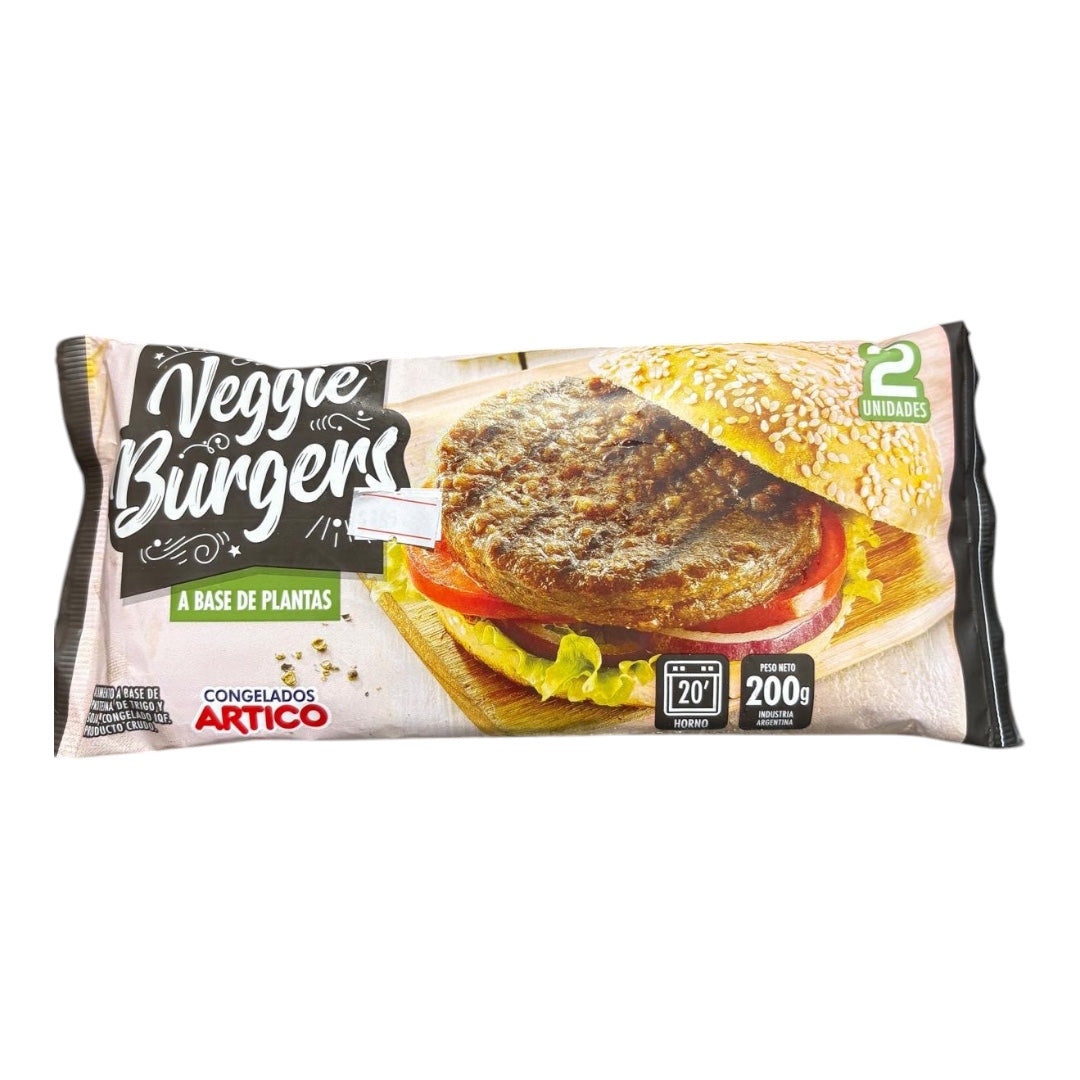 Veggie Burger proteína de trigo y soja ARTICO x 2 un