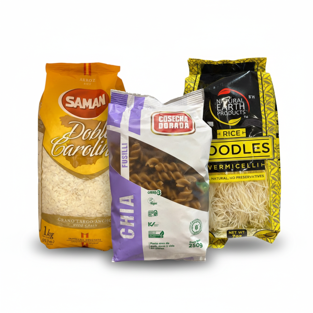 Arroz y pastas secas