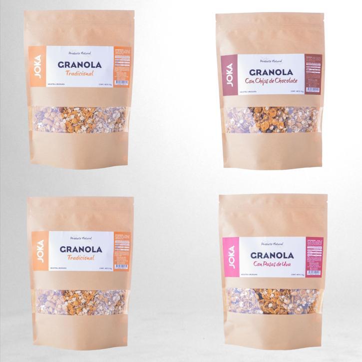 Combo Mix granolas x 4 (500g)