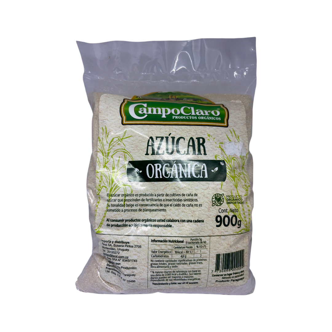Azúcar orgánica CAMPO CLARO 900 gr