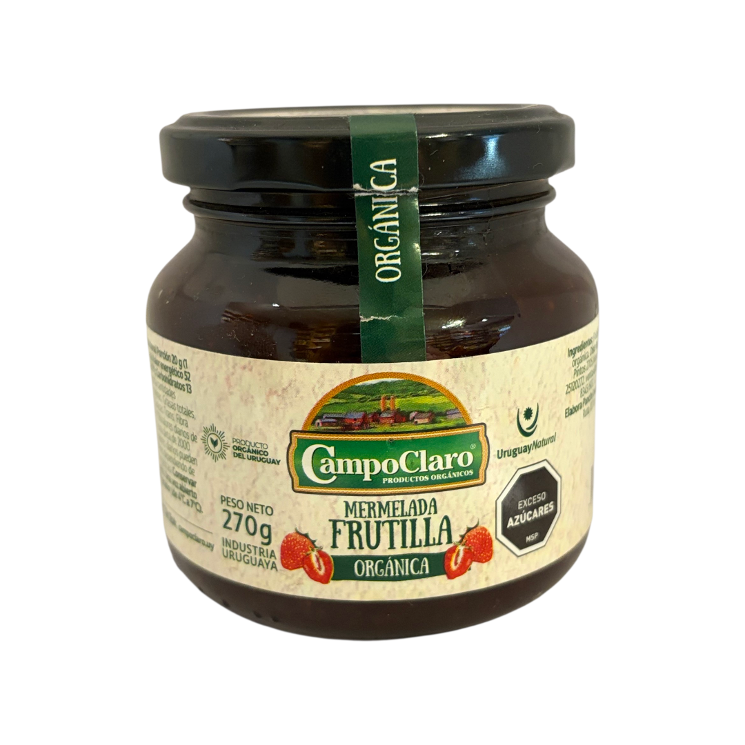 Mermelada de frutilla orgánica CAMPO CLARO 270 gr