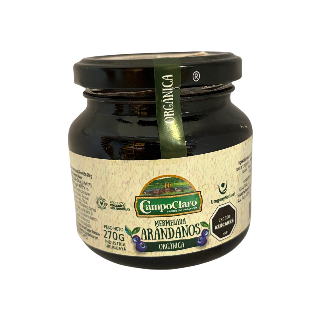 Mermelada de arandanos orgánica CAMPO CLARO