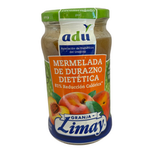 Cargar imagen en el visor de la galería, Mermelada de durazno sin azúcar LIMAY 340 gr.
