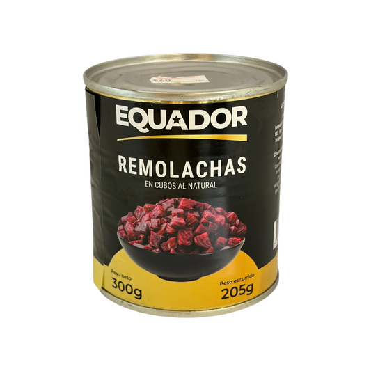 Remolacha en cubos al natural EQUADOR 205 gr