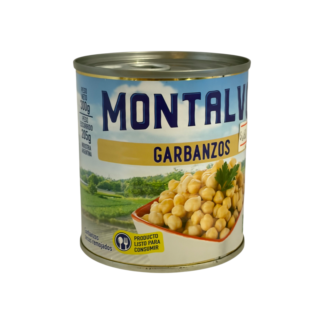 Garbanzos enlatados MONTALVO