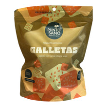 Cargar imagen en el visor de la galería, Galletas saladas harina integral y ajo PUNTO SANO 240 Gr
