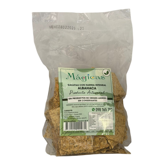 Galletas harina integral y albaca MAGICAS 180Gr