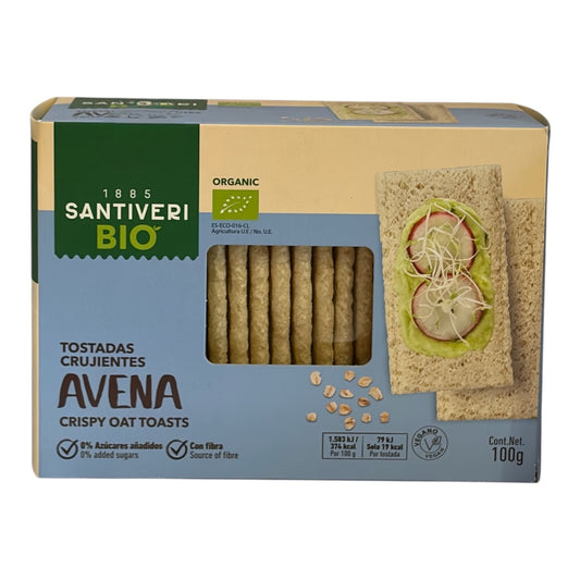 Tostadas de avena SANTIVERI 100Gr