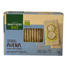 Cargar imagen en el visor de la galería, Tostadas de avena SANTIVERI 100Gr
