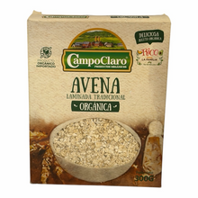 Cargar imagen en el visor de la galería, Avena laminada Organica CAMPO CLARO 300Gr

