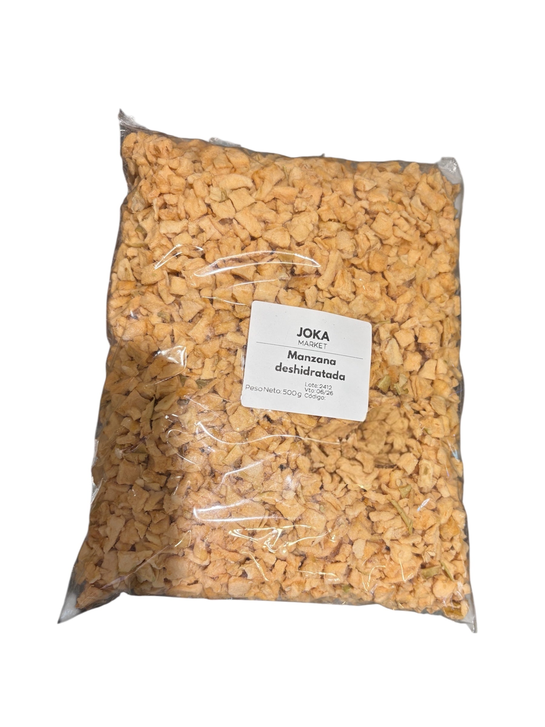 MANZANA DESHIDRATADA 500G