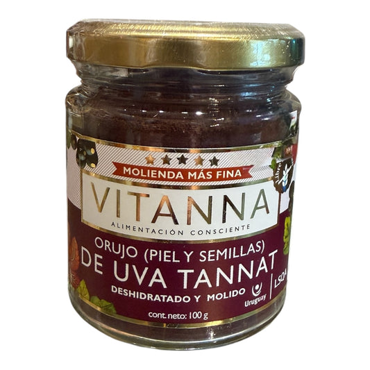 Orujo de uva tannat VITANNA 100 Gr