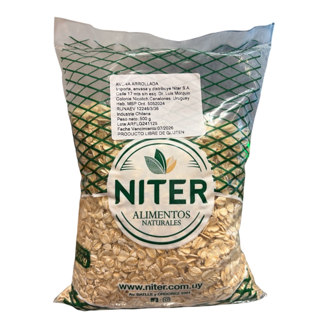 Avena arrollada sin gluten 500gr NITER