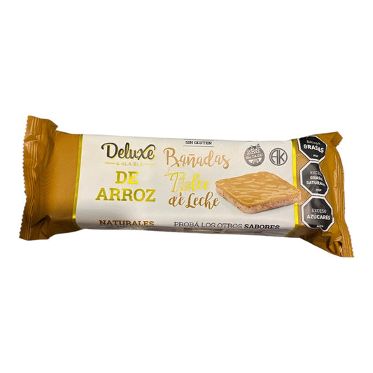 Galletas de arroz bañadas de dulce de leche DELUXE Sin Gluten