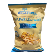 Cargar imagen en el visor de la galería, Chips de vegetales papas rústicas sin sal y sin gluten DE LA TIERRA
