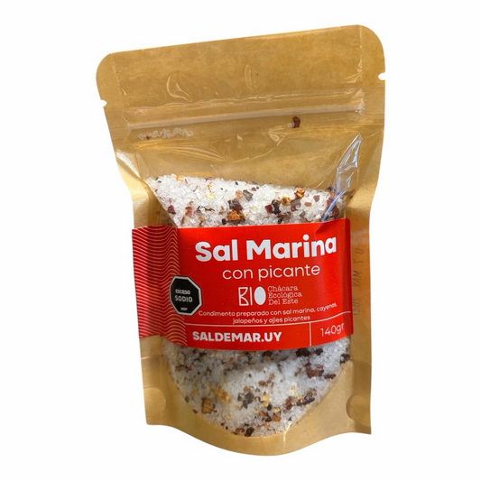 Sal Marina con picante SALDEMAR 140 gr.