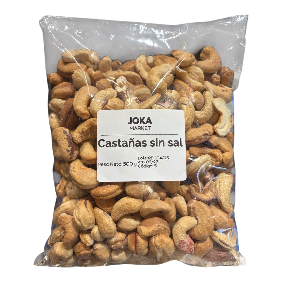 Castañas tostadas sin sal JOKA MARKET