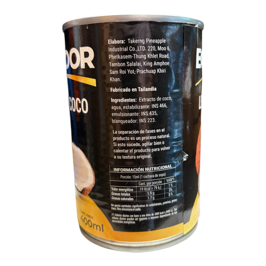 Leche de coco EQUADOR 400 ml
