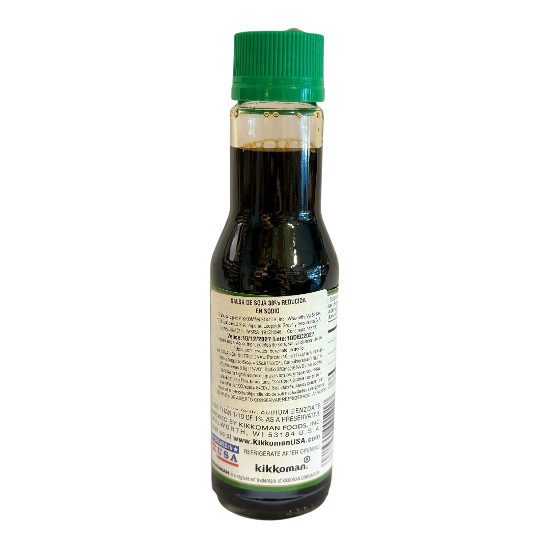 Salsa De Soja Baja En Sodio Kikkoman 148ml