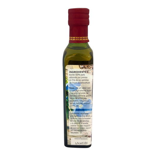 Aceite de semillas de lino LA TRINIDAD 250gr
