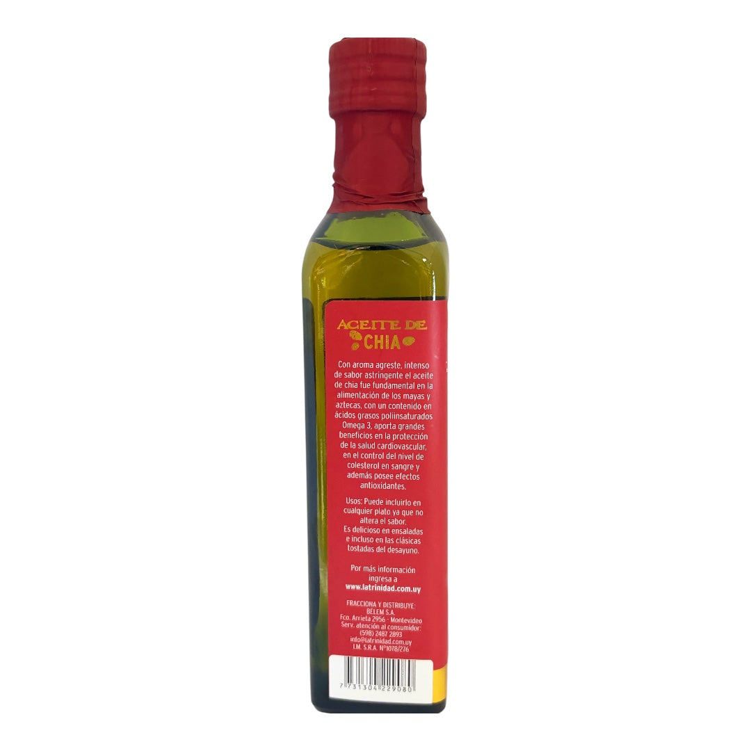 Aceite de chia extra virgen LA TRINIDAD 250gr