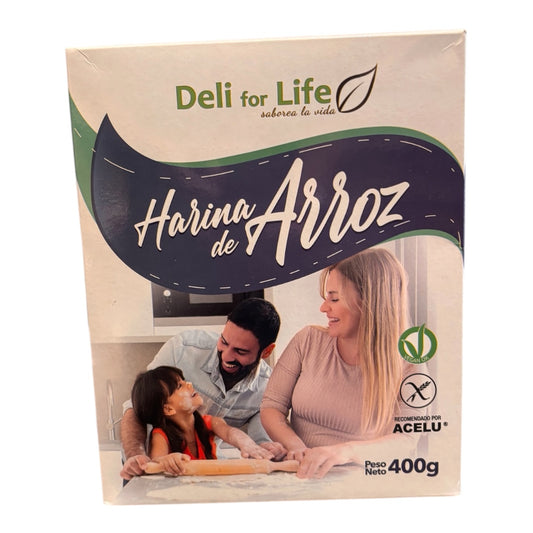 Harina de arroz  DELI FOR LIFE 400 gr