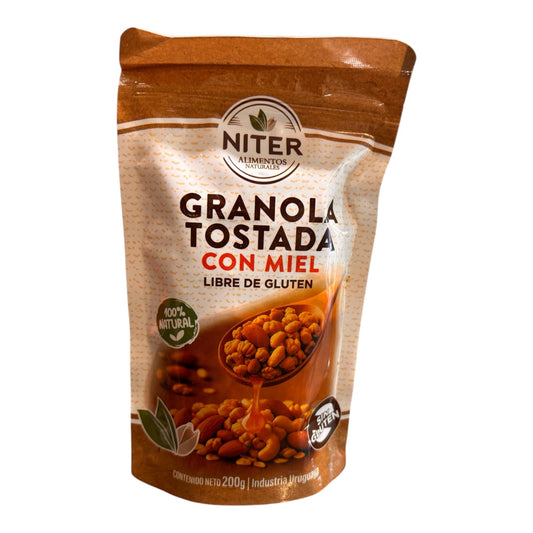 Granola tostada con miel sin gluten NITER 200 gr