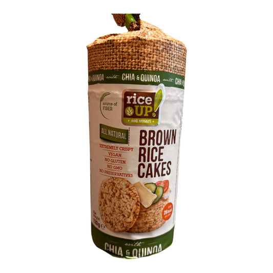 Galletas De Arroz chia y quinoa sin sal s sin sluten Rice Up 120g