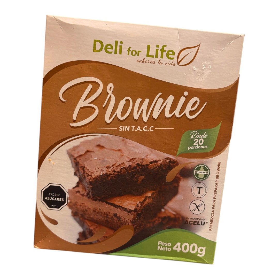 Brownie sin gluten DELI for LIFE 400gr