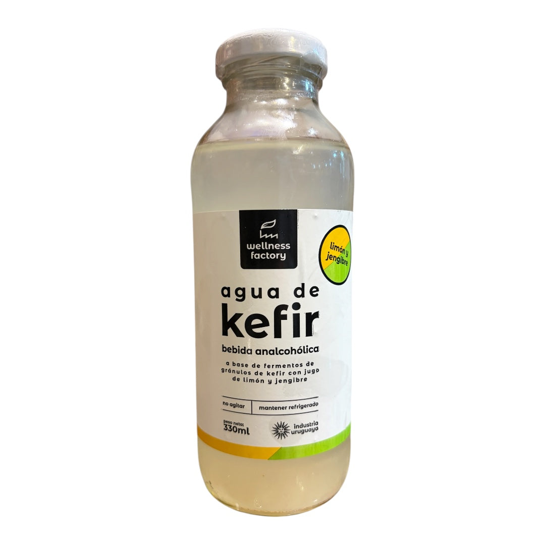 Agua de kefir limón y jengibre 330 ml