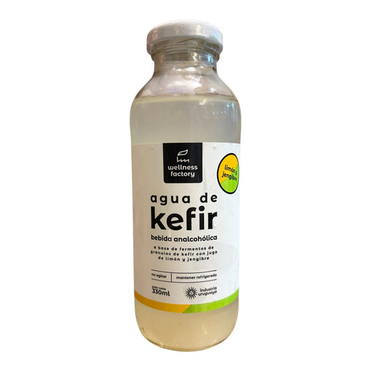 Agua de kefir limón y jengibre 330 ml
