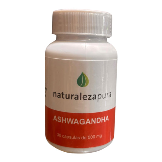 Ashwagandha 500mg NATURALEZA PURA 30 cápsulas