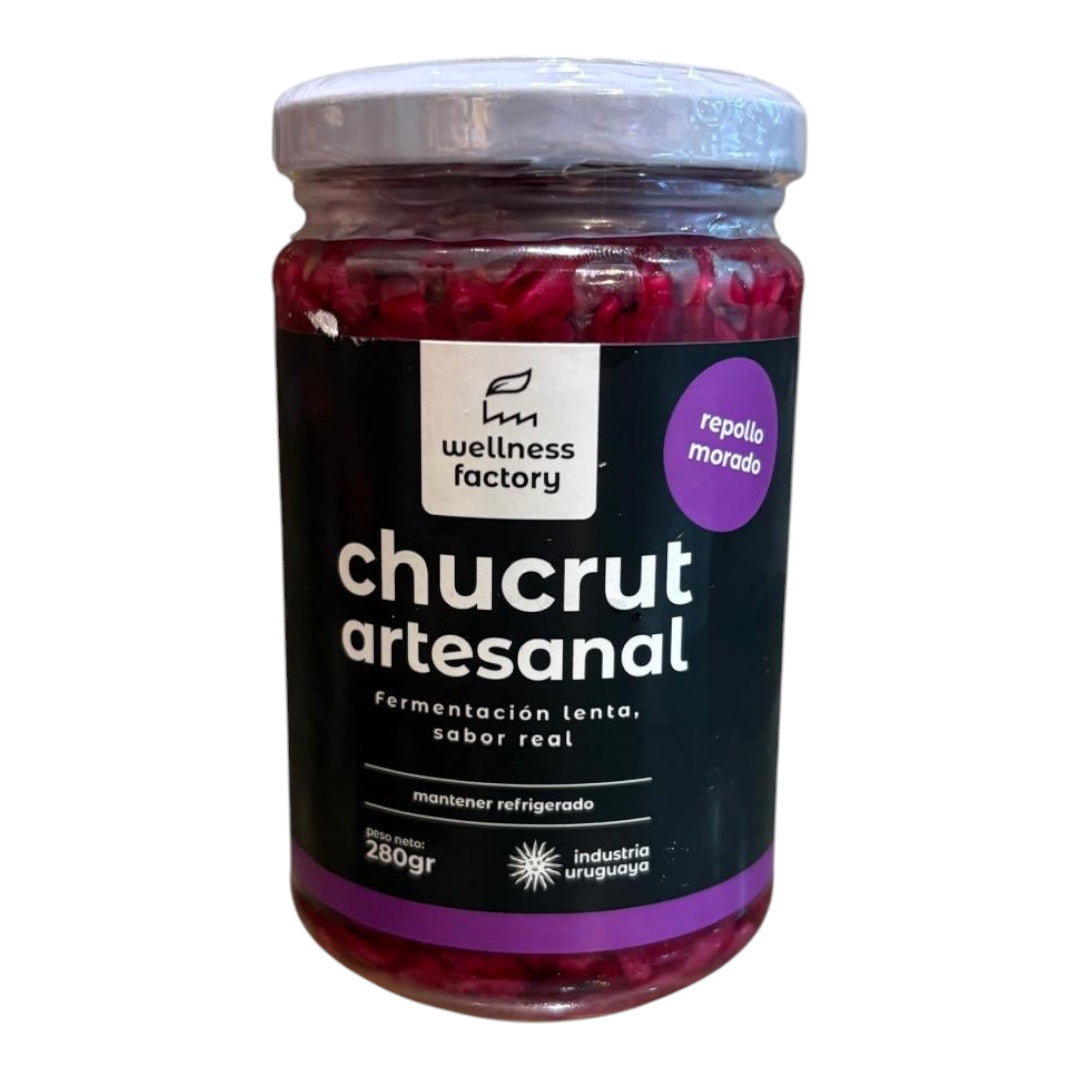 Chucrut artesanal repollo morado WELLNES FACTORY 280 gr