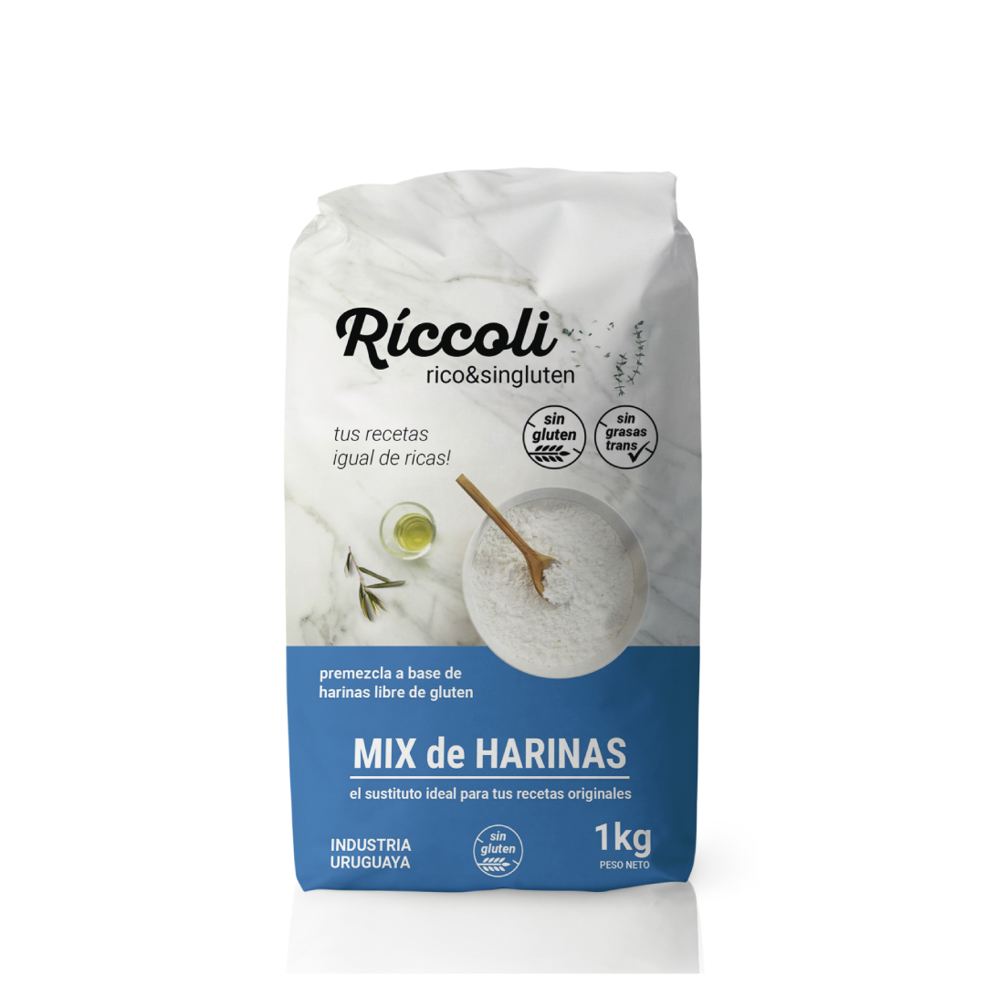 Mix de harinas sin gluten RICCOLI 1 kg